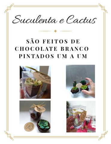 Suculenta de chocolate
