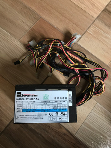 FONTE SEVENTEAM 550w - model: ST - 550P - AM - Foto 2