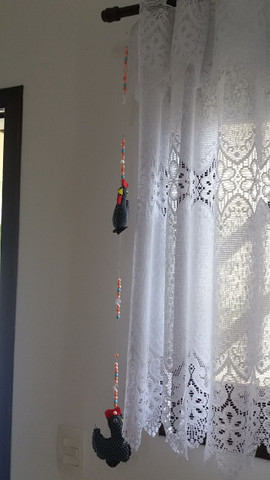 Enfeite para cozinha com 3 galinhas - Foto 2