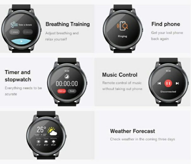 Smartwatch Haylou solar novo xiaomi - Foto 2