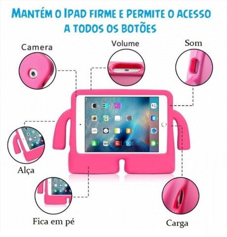 CAPA INFANTIL IBUY BRAÇOS SAMS TAB A9 8.7 X110 X115 TAB A 8.0 A7 LITE T225 T220 T295 T385 - Foto 2