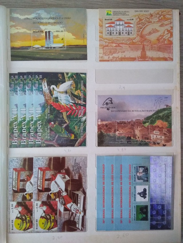 68 BLOCOS FILATÉLICOS COMEMORATIVOS - Foto 5