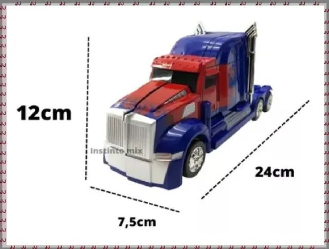 Caminhão transforme - vira robô - Optimus Prime  - Foto 4