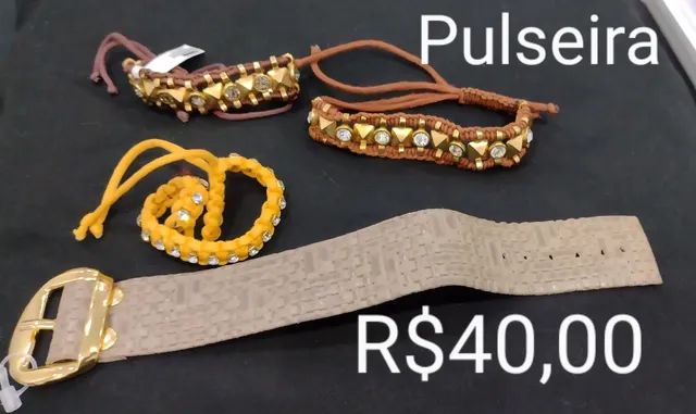 Lote com 4 pulseira 