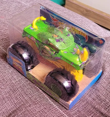 Hot Wheels Monster Trucks Veículo de Brinquedo 1:24 Pé Grande