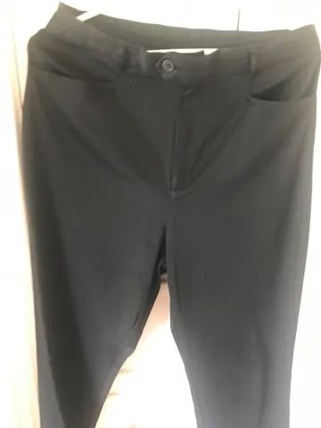 Calça preta de brim  - Foto 5