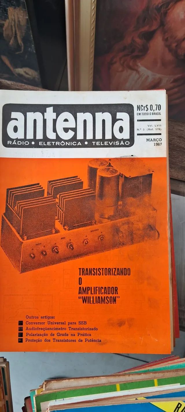 Revista Antena Rádio Eletrônica Televisão lote em perfeito 