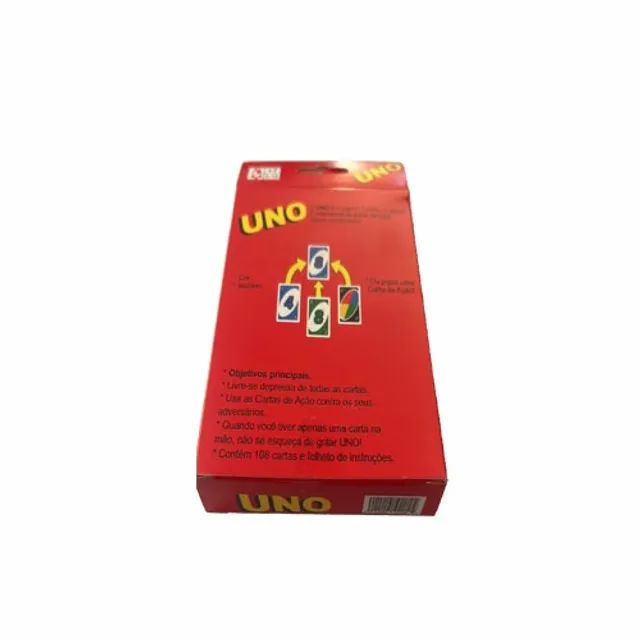 Jogo Uno Cartas Baralho 108 Cartas