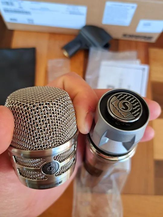 Microfone Shure Sem Fio Bastão Shure ULXD24/K8 Nickel J50 - Foto 3