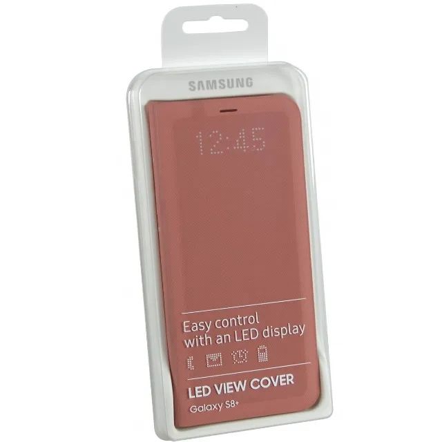 capa samsung led view galaxy s8 plus rosa 100% original