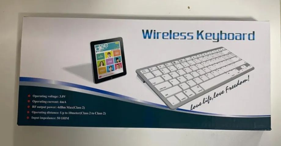 Teclado Sem Fio Bluetooth Wireless 
