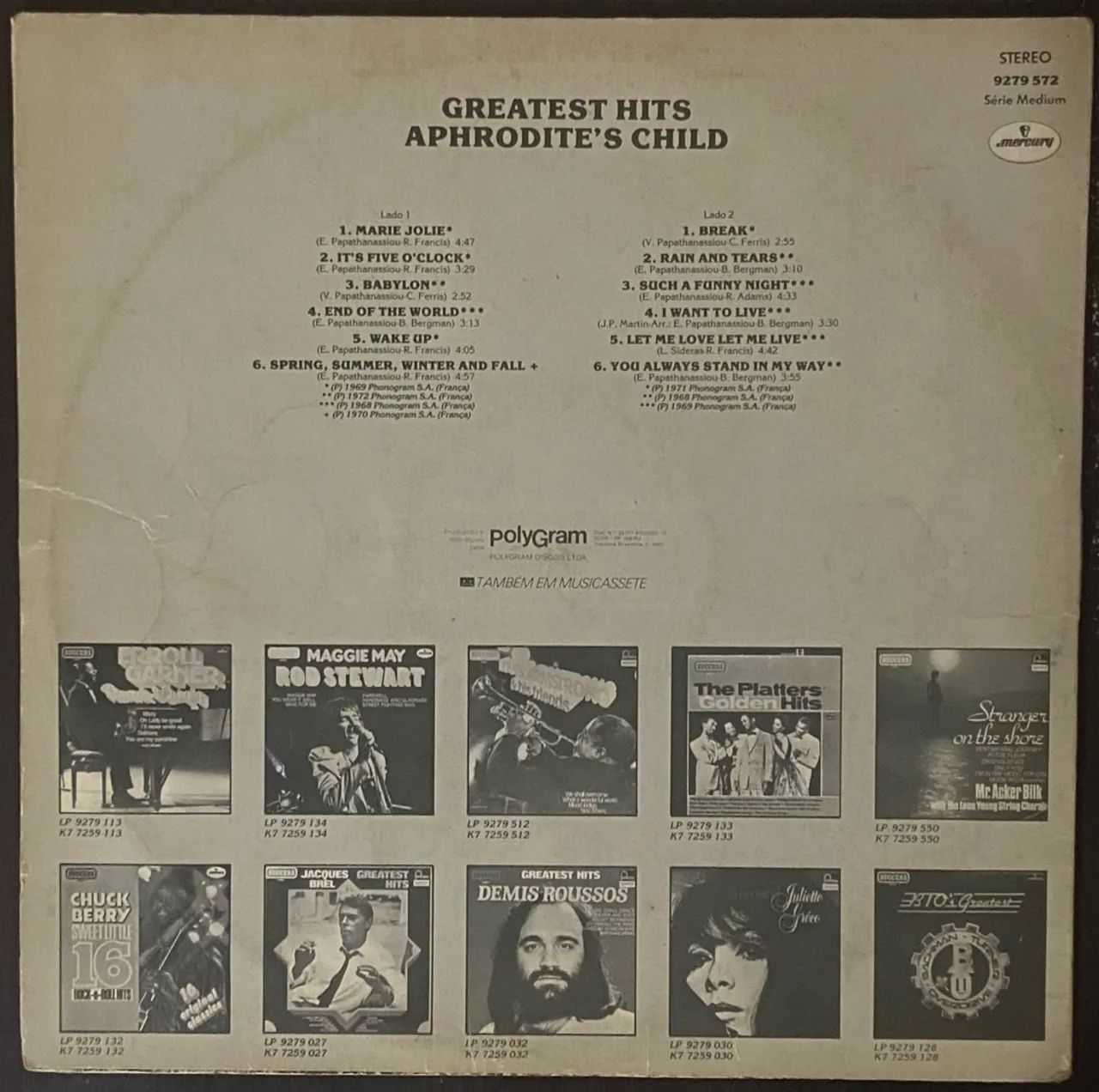 Disco de Vinil - Aphrodite?s Child Greatest Hits  - Foto 2