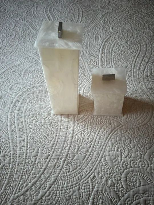 Porta Escova de Dente e Porta Cotonetes