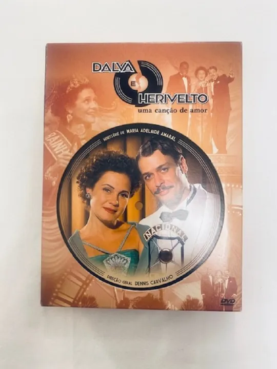 DVD Dalva e Herivelto - UMA CANÇÃO DE AMOR - usado como novo