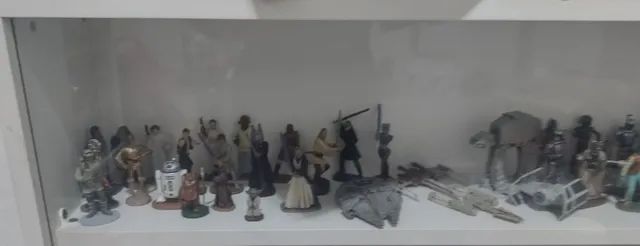 Star Wars - Miniaturas de metal - DeAgostini 53 peças(Acompanha expositor) - Foto 5