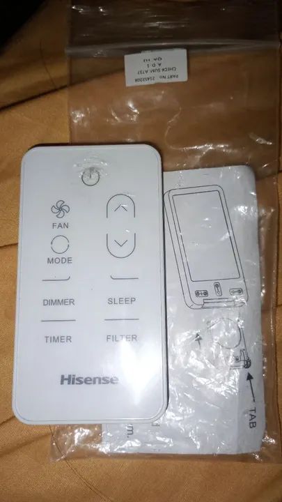 Ar Condicionado Hisense 8.500 BTUs 110 volts. - Foto 2