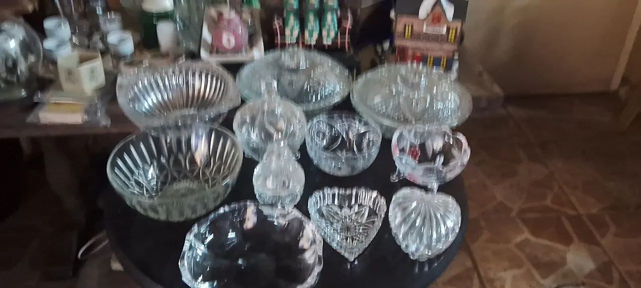 Jogo de 11 belíssimas peças transparente  - Foto 4
