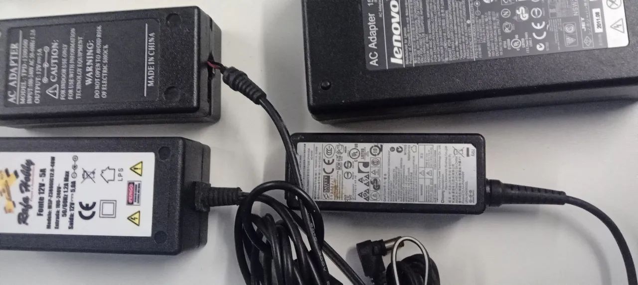 Carregadores usados para Notebook e PCs de mesa. - Foto 4
