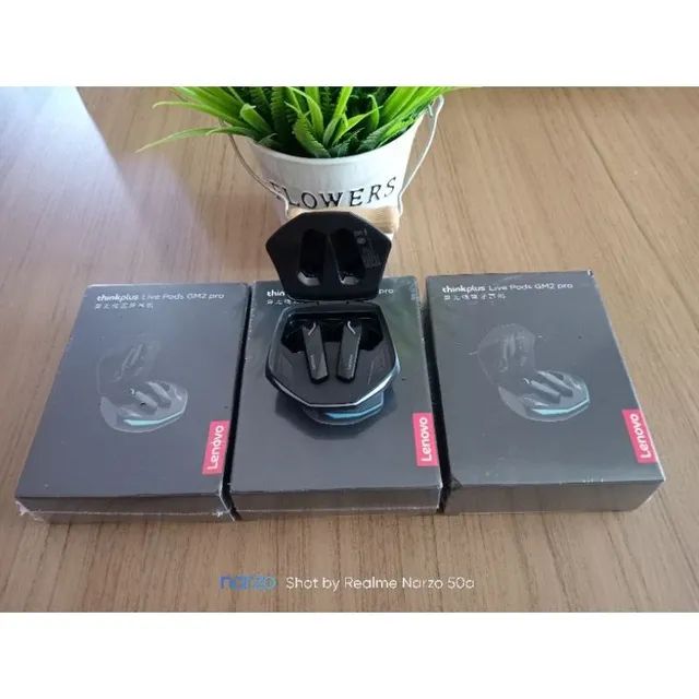 Fone Bluetooth Gamer GM2 Pro Lenovo [NOVA TECNOLOGIA BLUETOOTH 5.3] - Foto 3