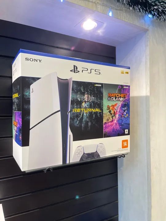 Playstation 5 Mídia Física com jogos Returnal e Ratchet & Clank