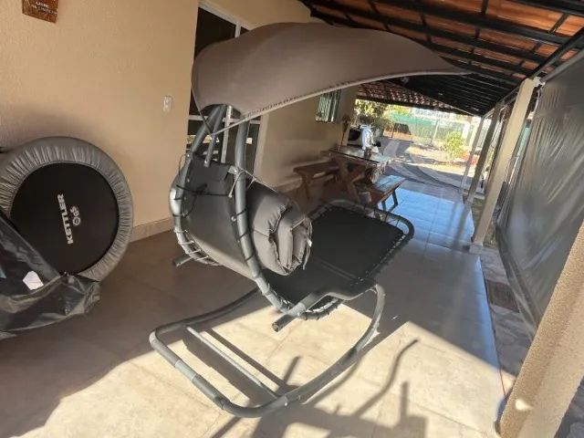 Vendo e entrego. Linda cadeira para area externa com balanço linda. - Foto 2