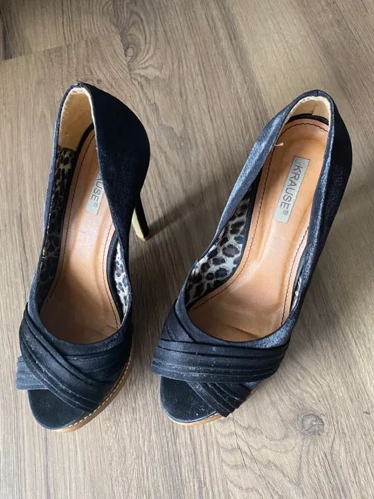 Sapato peep toe plataforma  - Foto 2