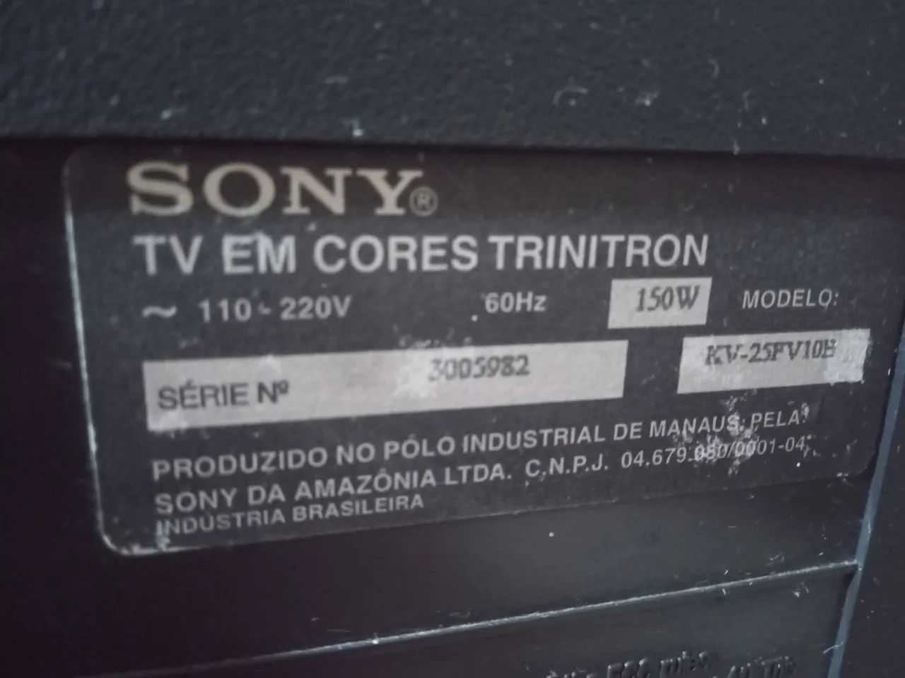TV SONY TRINITRON TELA PLANA 25 P - Foto 2