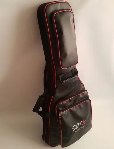 Bag semi case Soth Super Luxo 2 guitarras - Foto 4