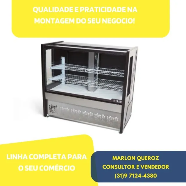 Balcão de Torta Polar 1,25M Novo
