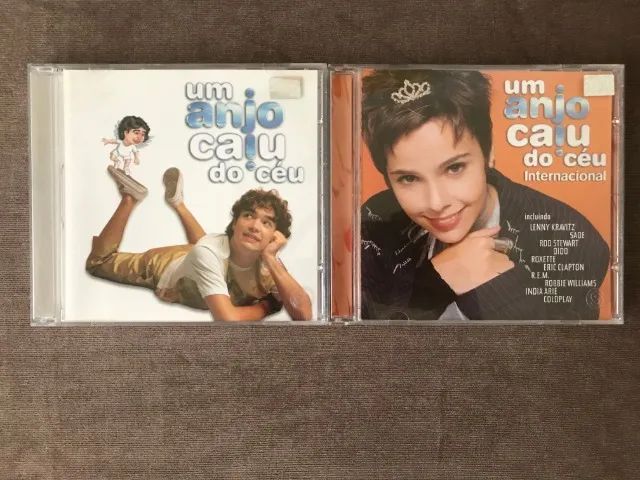2 CD usados Um anjo caiu do céu nacional e internacional