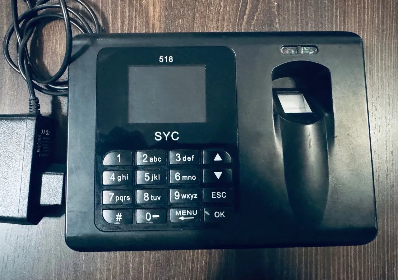 Relógio de Ponto Digital SYC - Biometria + Senha - Usado - Foto 2