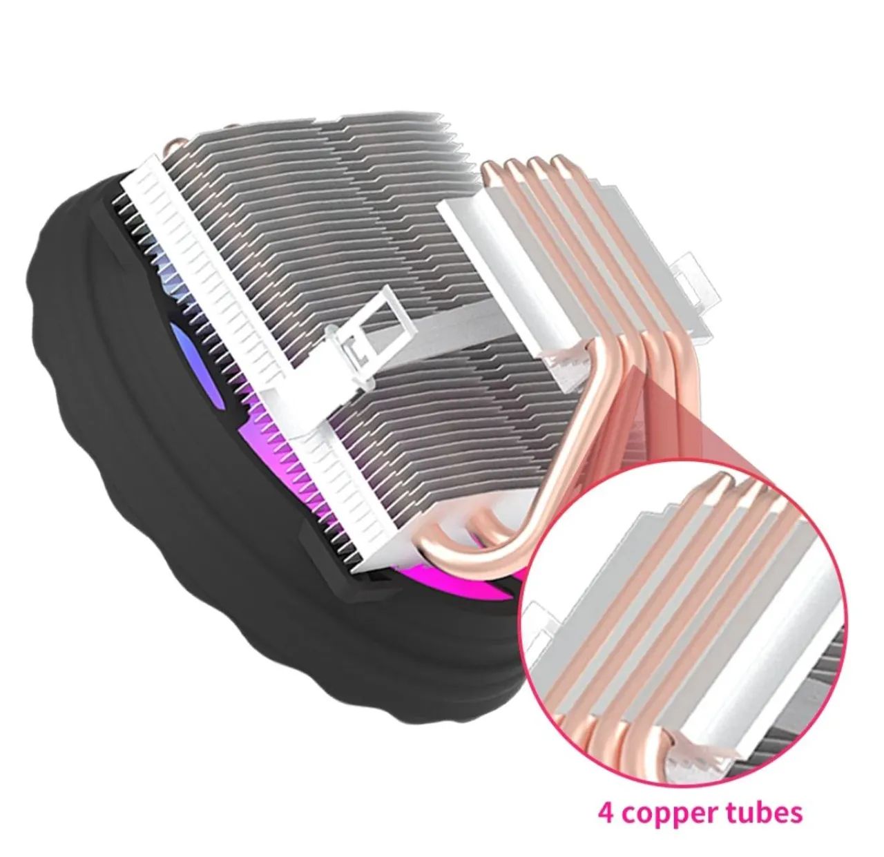 Cooler aigo ICE400x com RGB  - Foto 2