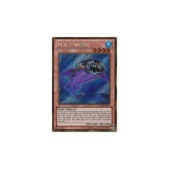 Yugioh!!! Silent Wobby Gold Secret Rare Pgld-pt013