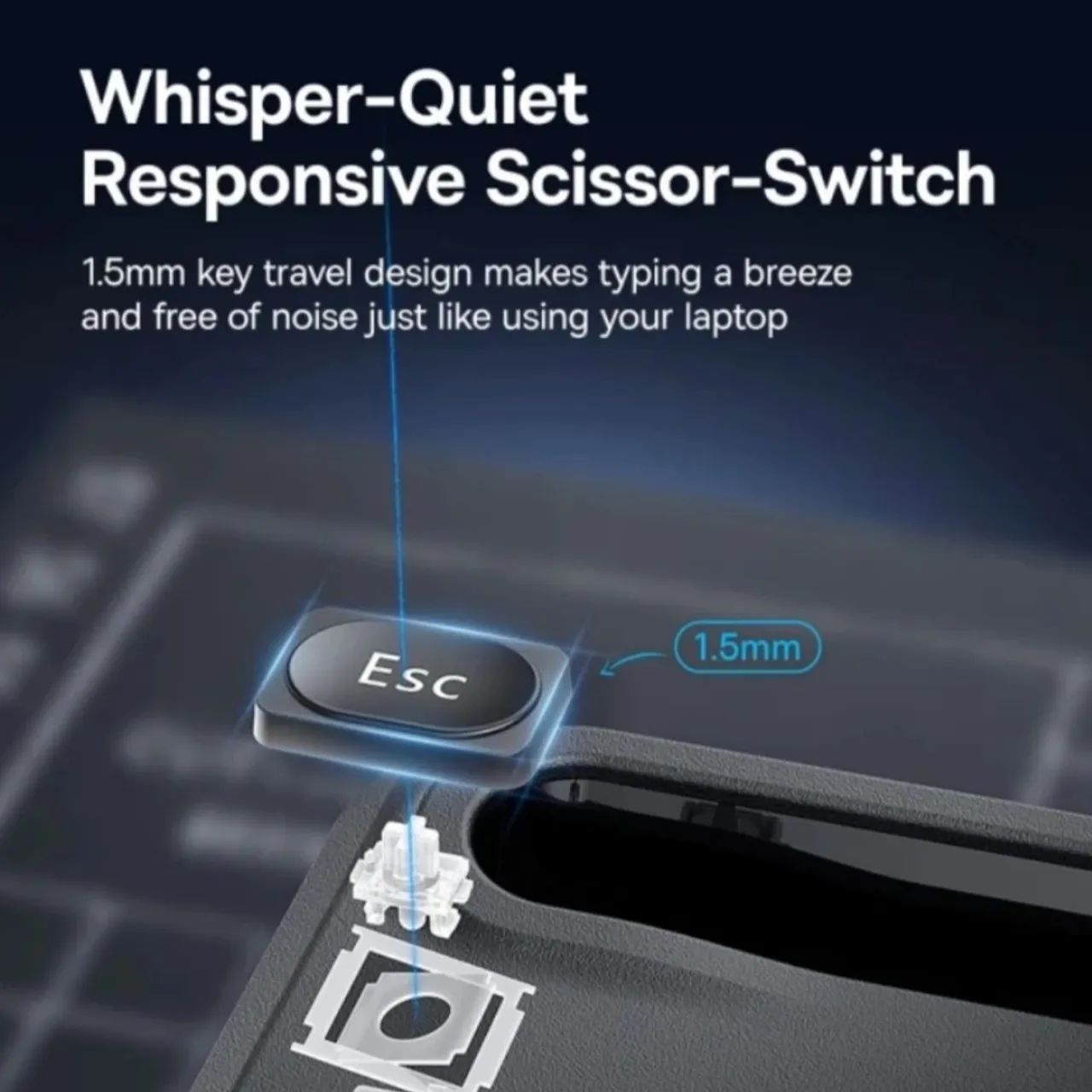 Teclado Baseus Sem fio Recarregável para Tablet - Foto 4