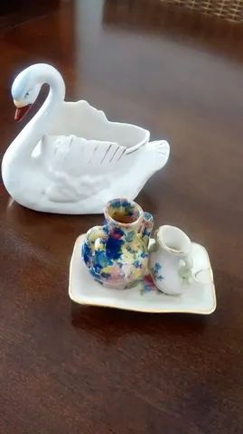 Lindas peças em miniatura de porcelana - Foto 3