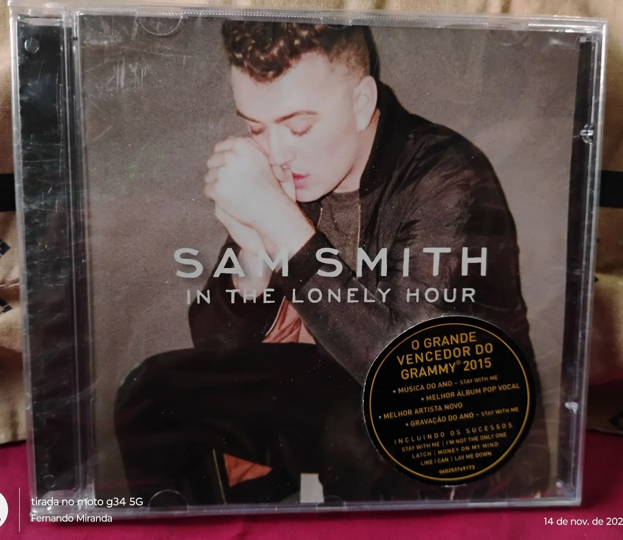 Cd lacrado Sam Smith In The Lonely Hour