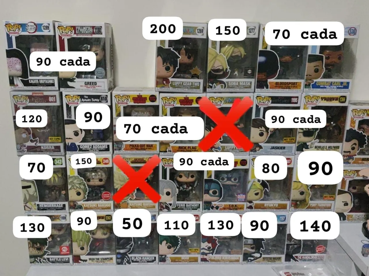 Vendo funkos novos