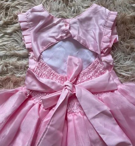 Vestido Infantil Rosa para festa - Foto 4