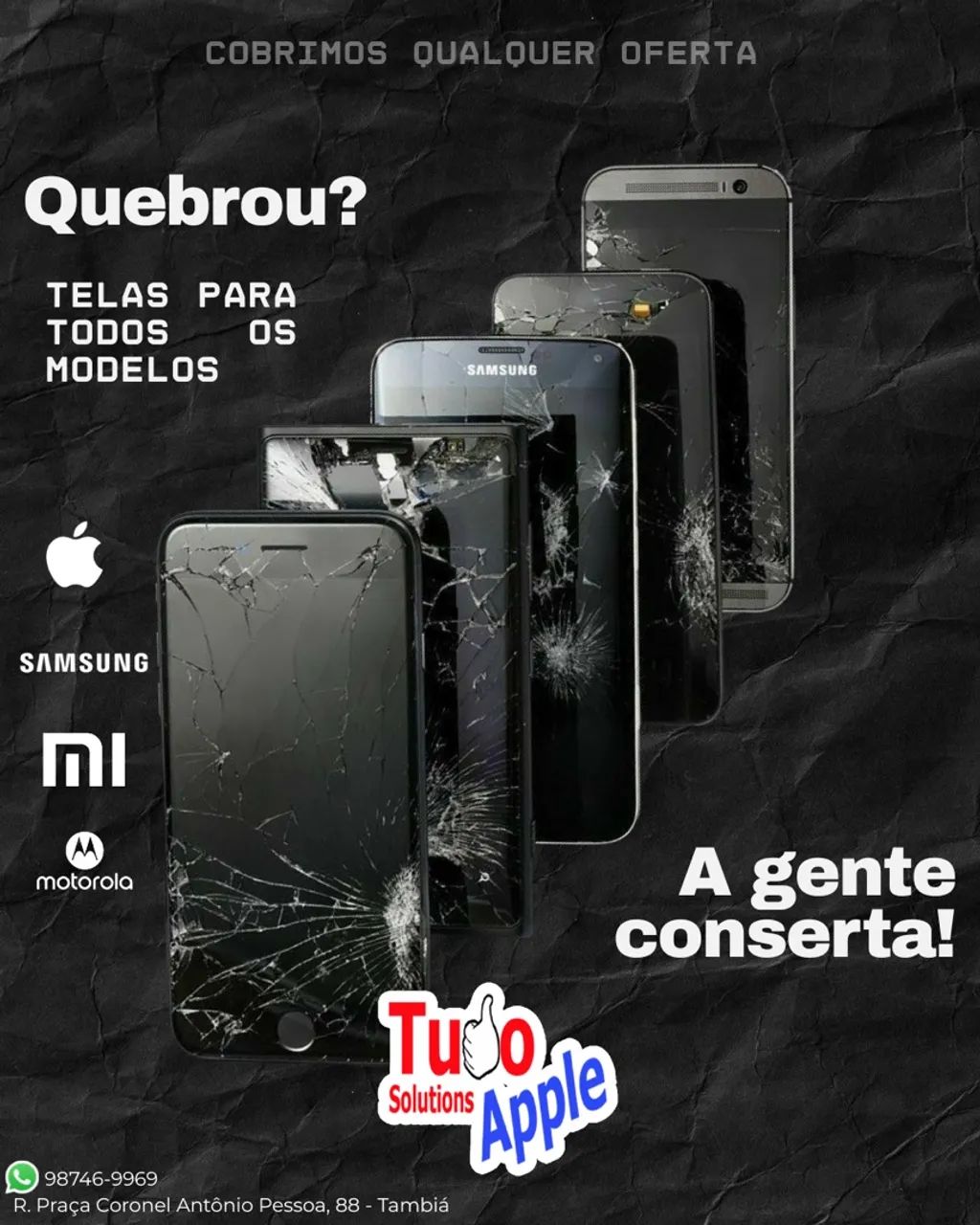 Vendo tela para todos os modelos de celulares 