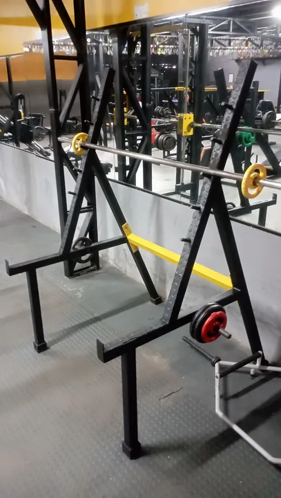 Rack de Suporte para Barra de Musculação