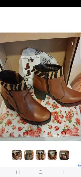 Bota couro nova Zart - Foto 2