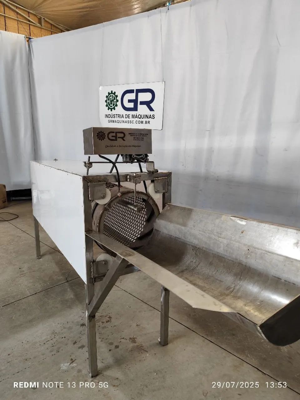 Máquina lavadora de ostras