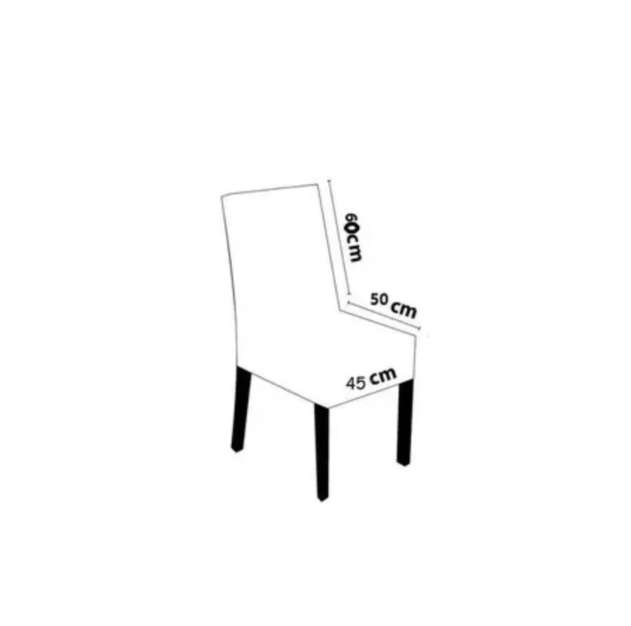 Capa para cadeira kit 2 peças - Foto 4