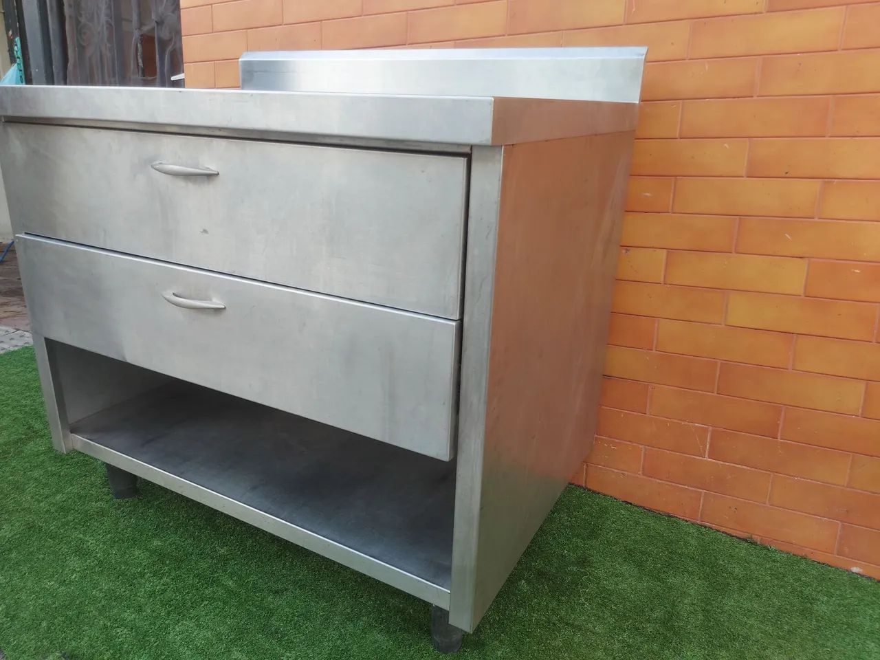 Balcão  bancada inox 2 gavetas  - Foto 3