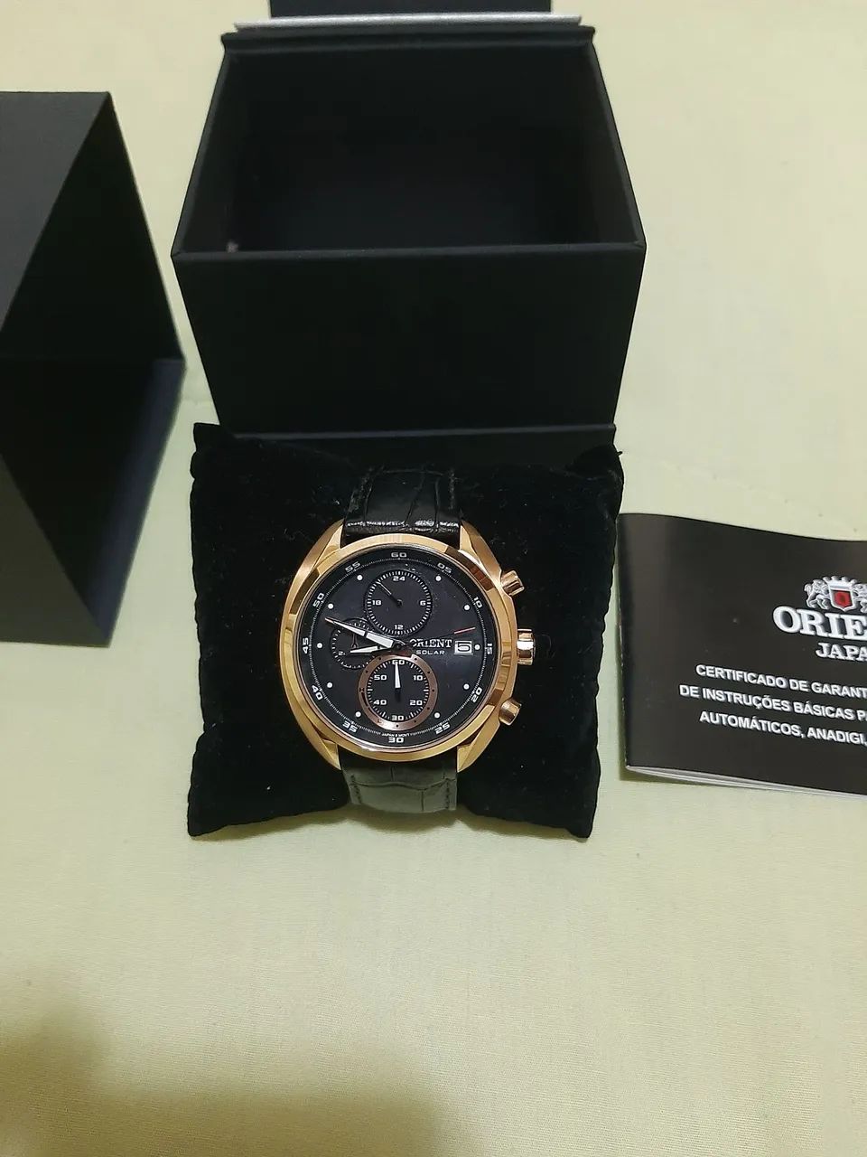 Relógio Orient Solar Masculino (Impecável) - Foto 2