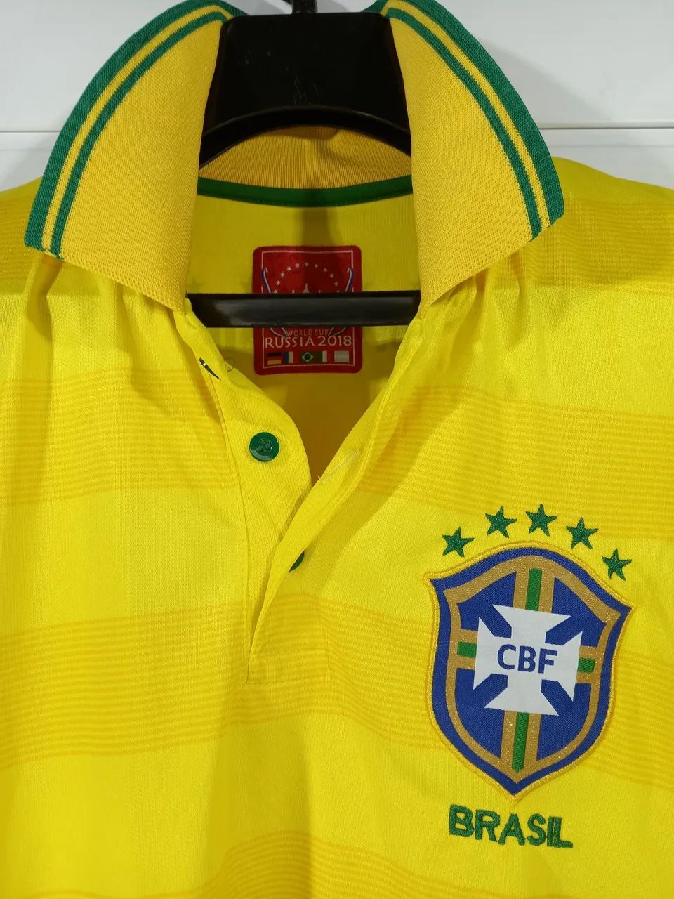 camisa polo torcedor brasil world cup rússia 2018 tam. g3 - Foto 2