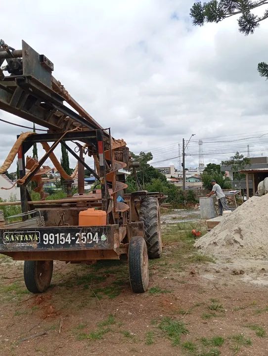Trator de perfuração de solo 14 metros 
