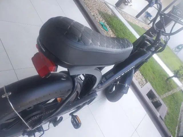 Bicicleta Elétrica 750w Aro 20 Suspensão F. A Disco 7v Q8 Cl Cor Preta - Foto 3