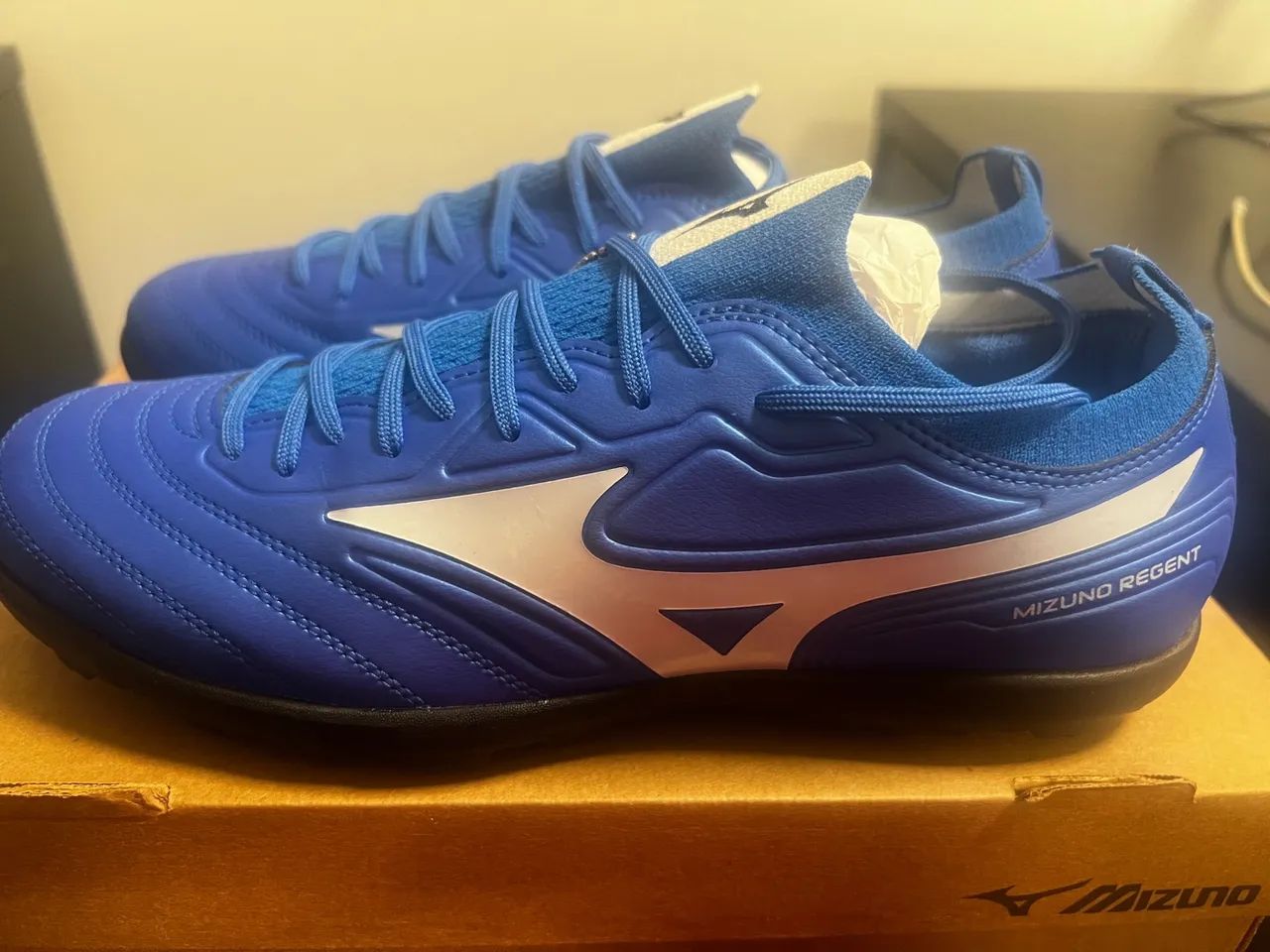 Chuteiras society Mizuno Regent - Tamanho 41 - Novas - Foto 2