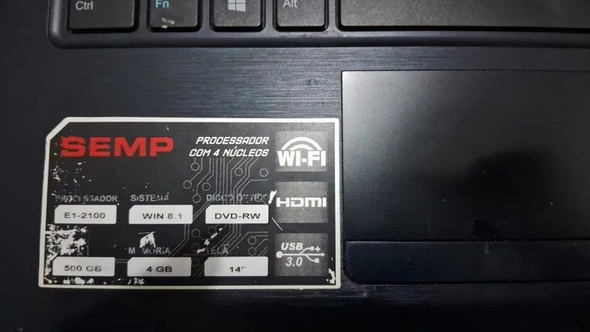 Notebook Semp / 4gb / tela 14 /SSD  - Foto 3